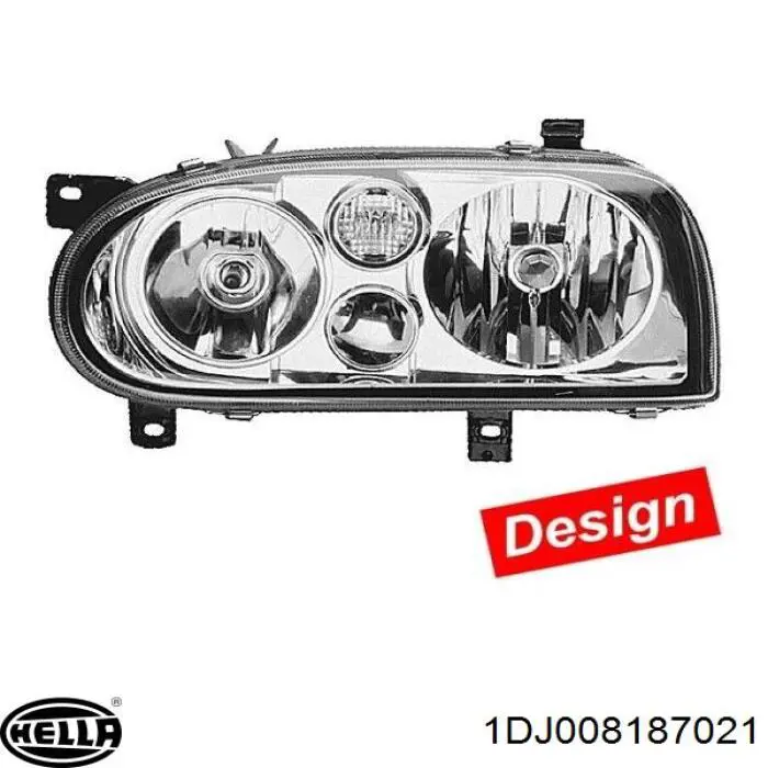 Купить 1DJ008187021 HELLA Фара основная правая