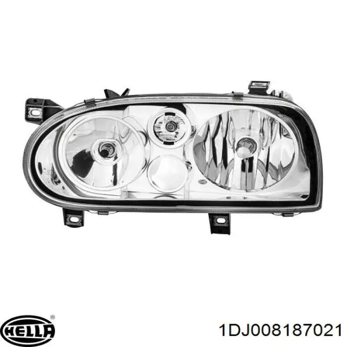 Правая фара 1DJ008187021 HELLA