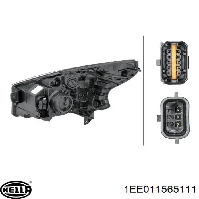 Купить FP5225R1E Depo/Loro/Abakus Фара левая передняя