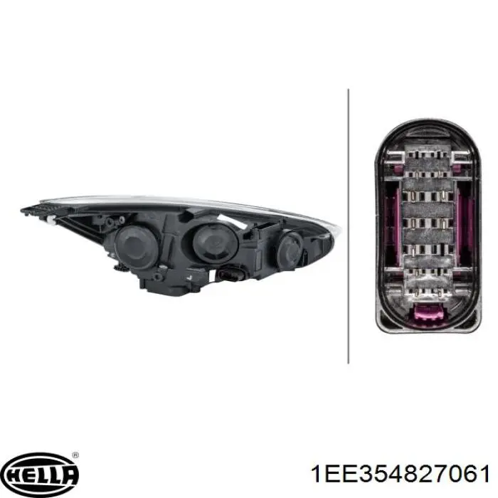 Правая блок фара Ford F1EB13W029AB цена, от 124.41 USD