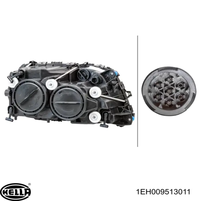 Купить 1EH009513011 HELLA Фара левая передняя