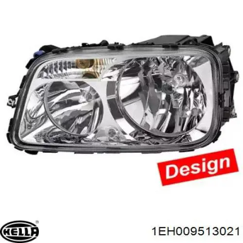 Купить 1EH009513321 HELLA Фара основная правая
