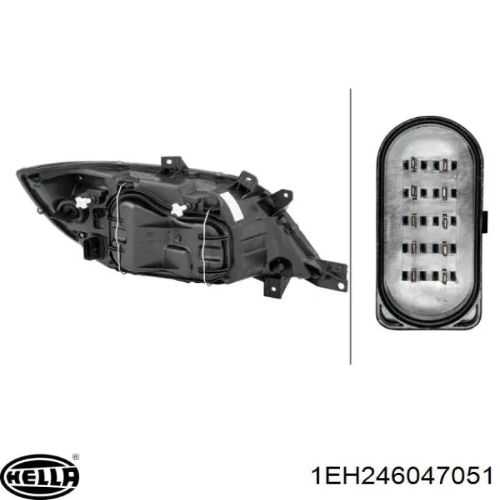 1108261 Autotechteile Фара