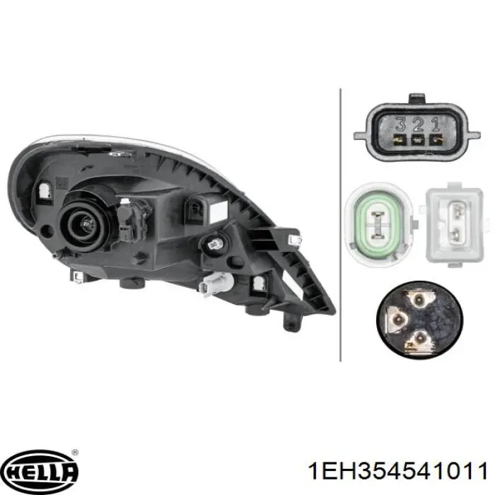 Левая фара 20B100C52B TYC