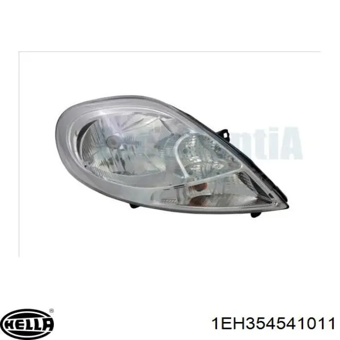 Левая фара 93859829 Opel