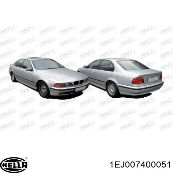  Левая фара BMW 5 