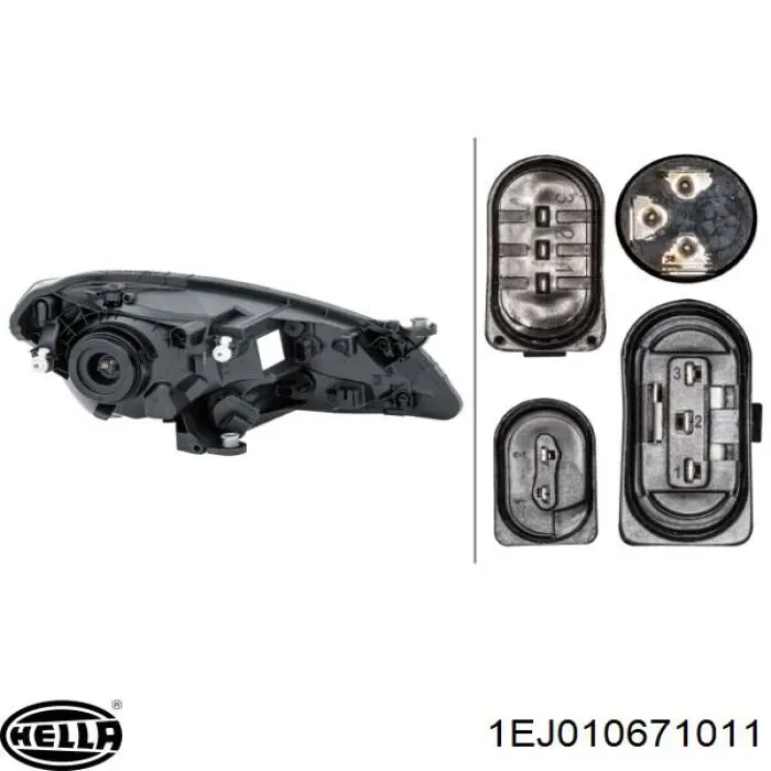Купить 1SL941015F VAG Фара левая передняя