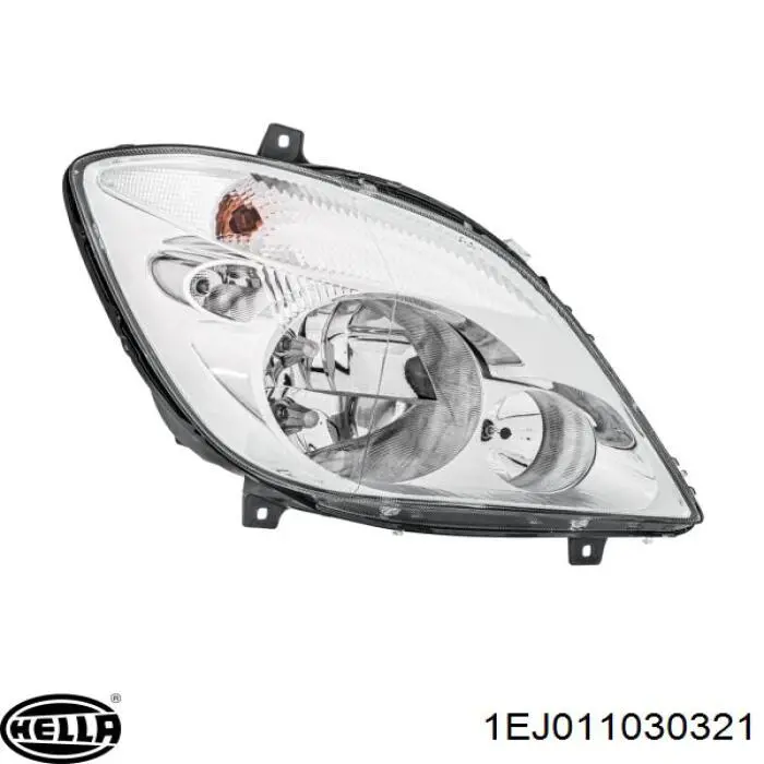 Правая фара 1EJ011030321 HELLA