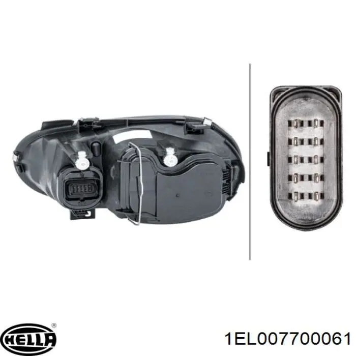 Правая фара FP9523R8E FPS