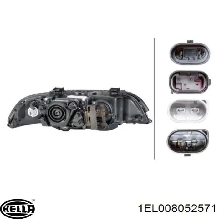 Фары HELLA 1EL008052571