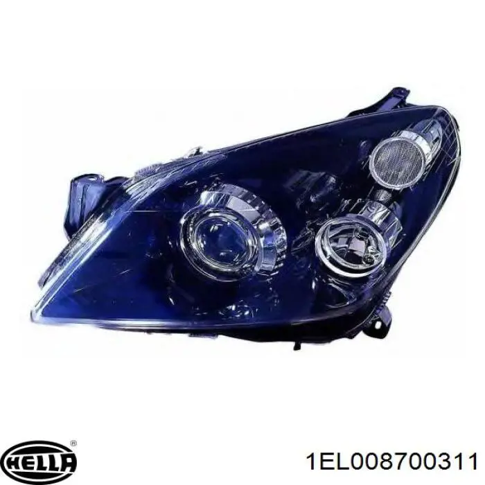 Левая фара 1EL008700311 HELLA