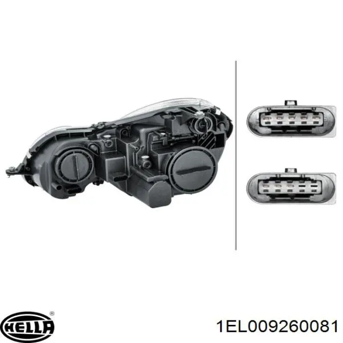 Правая фара FP4610R8E Depo/Loro/Abakus