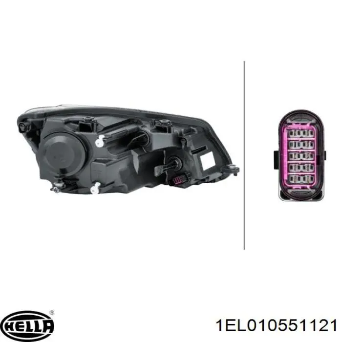 Купить FP7422R8T TYC Фара основная правая