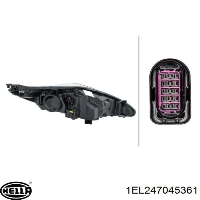 Правая блок фара Ford 8A6113W030CE цена, от 114.00 USD