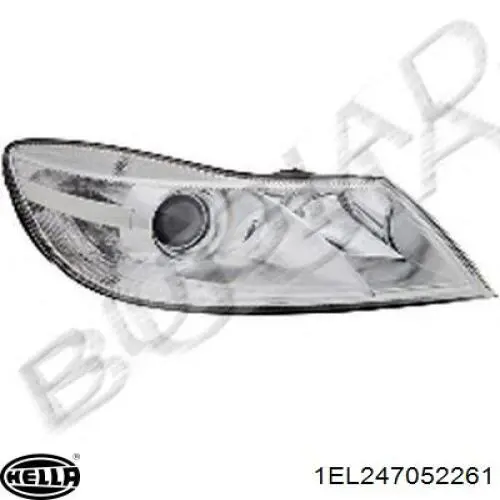 Правая фара ZSD1118R Signeda