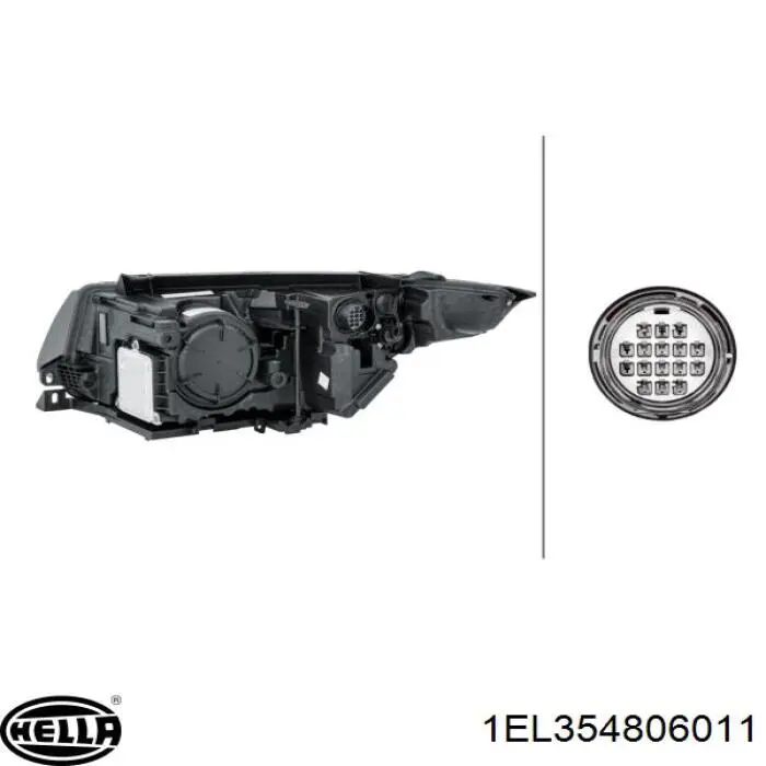 Купить BJ3213W030EE Ford Фара левая передняя