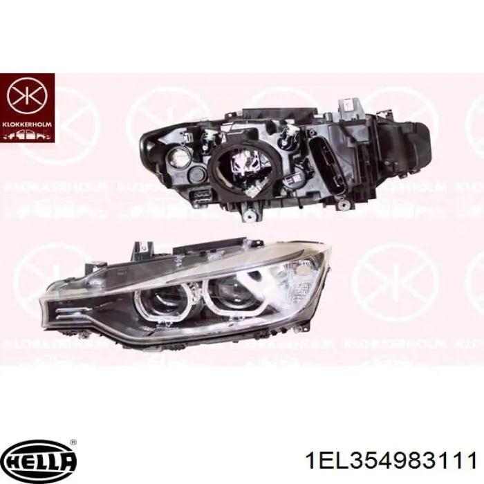 Левая фара 7006317 Autotechteile