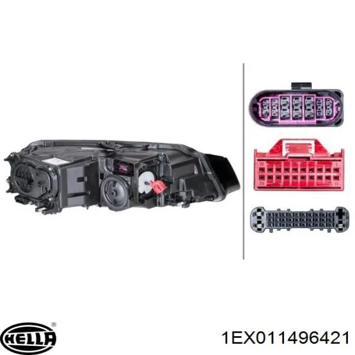 Купить 13F1102H Polcar Фара основная правая