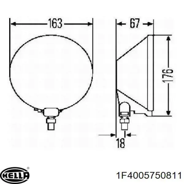  1F4005750811 HELLA