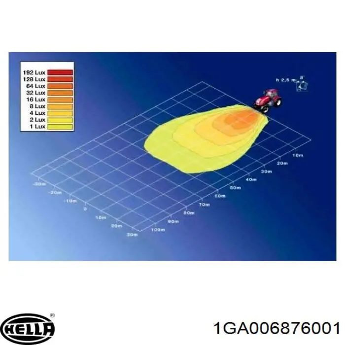 Фара дневного света HELLA 1GA006876001 цена, от 40.44 USD