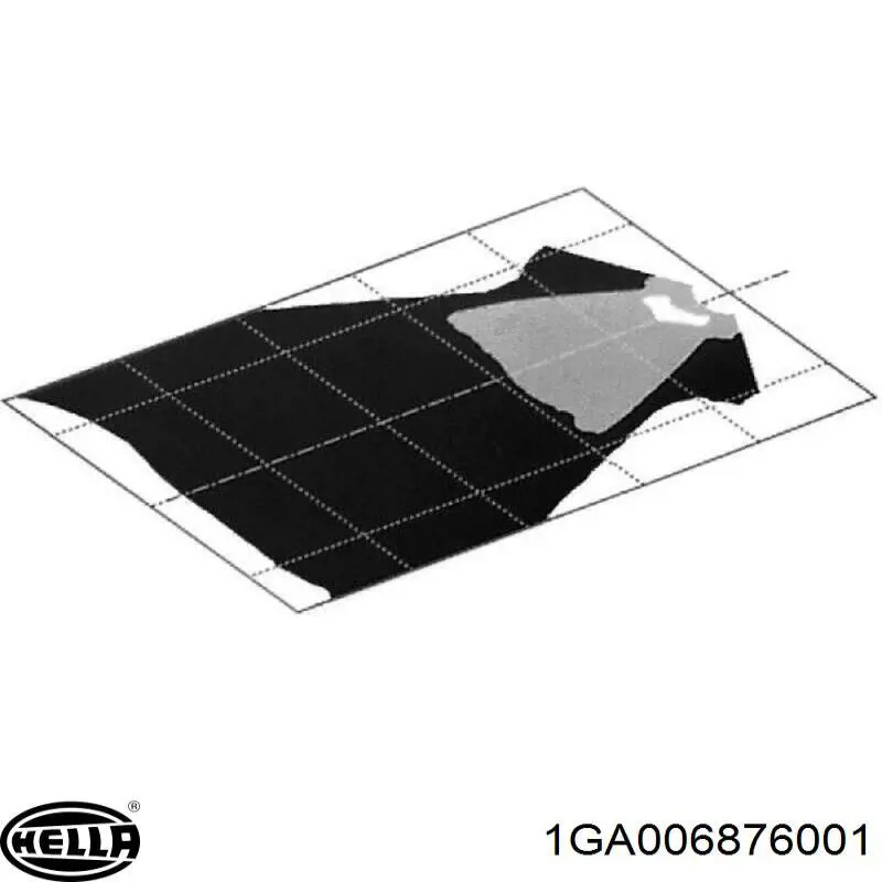 Фара дневного света HELLA 1GA006876001