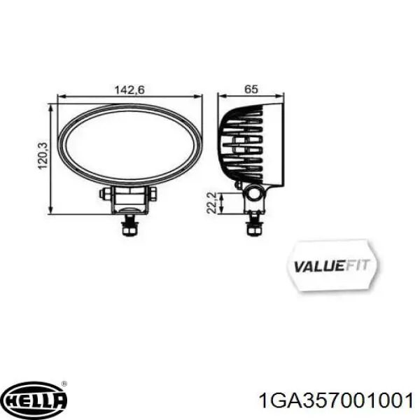  1GA357001001 HELLA