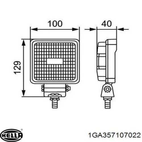 1GA357107022 HELLA 