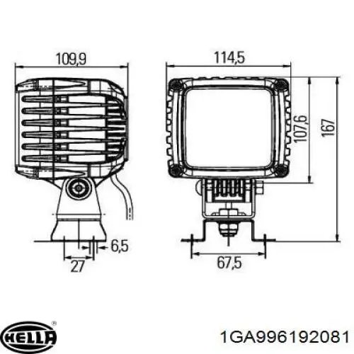  1GA996192081 HELLA