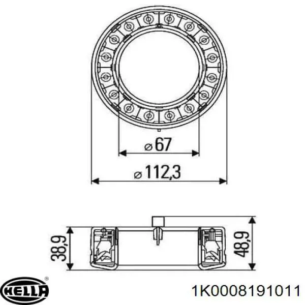 1K0008191011 HELLA 