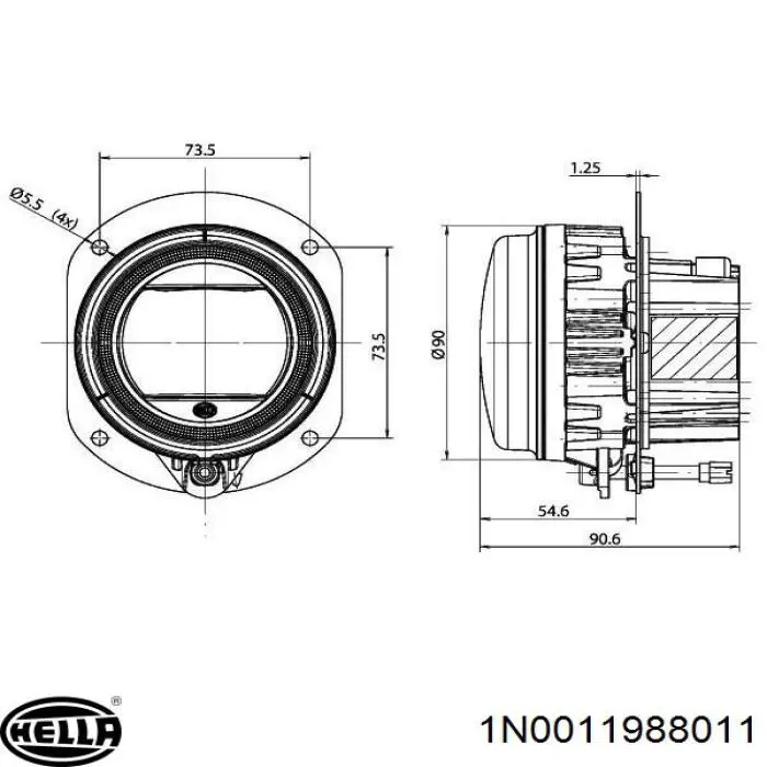 A0038207256 Mercedes Противотуманки