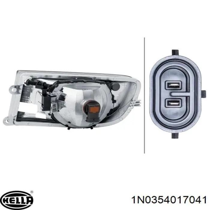 Фара противотуманная, правая VAG 1Z0941700A цена, от 38.01 USD