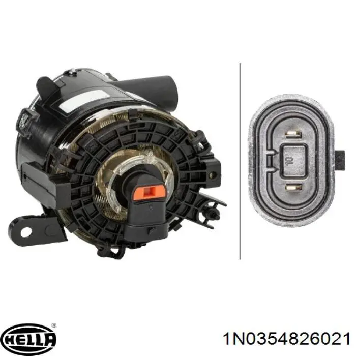 Фара противотуманная, правая HELLA 1N0354826021 цена, от 53.14 USD