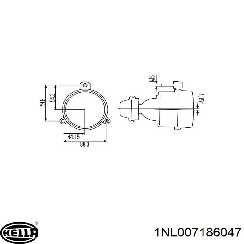 Купить 1NL007186047 HELLA Туманки