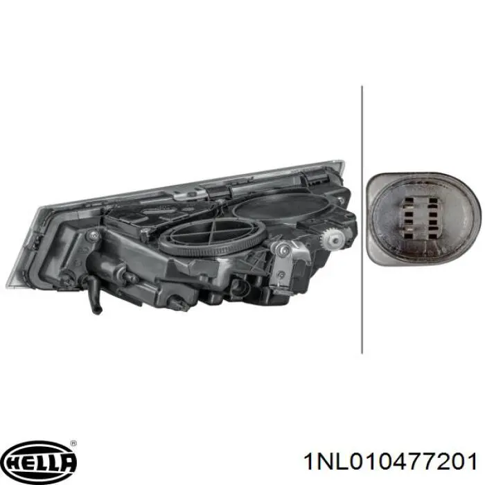 Фара противотуманная правая DPVO138 Daniparts