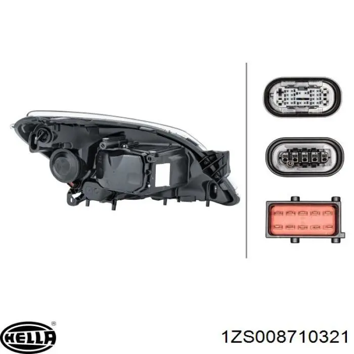 Купить 1216666 Opel Фара основная правая