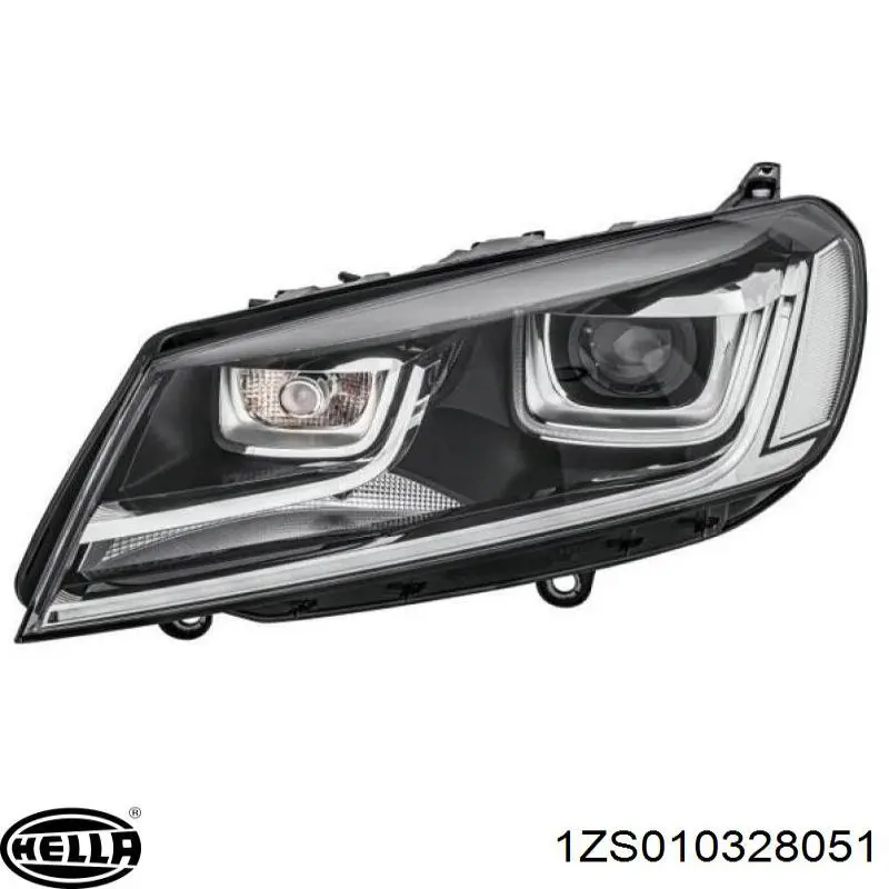 Купить 1ZS010328051 HELLA Фара левая передняя