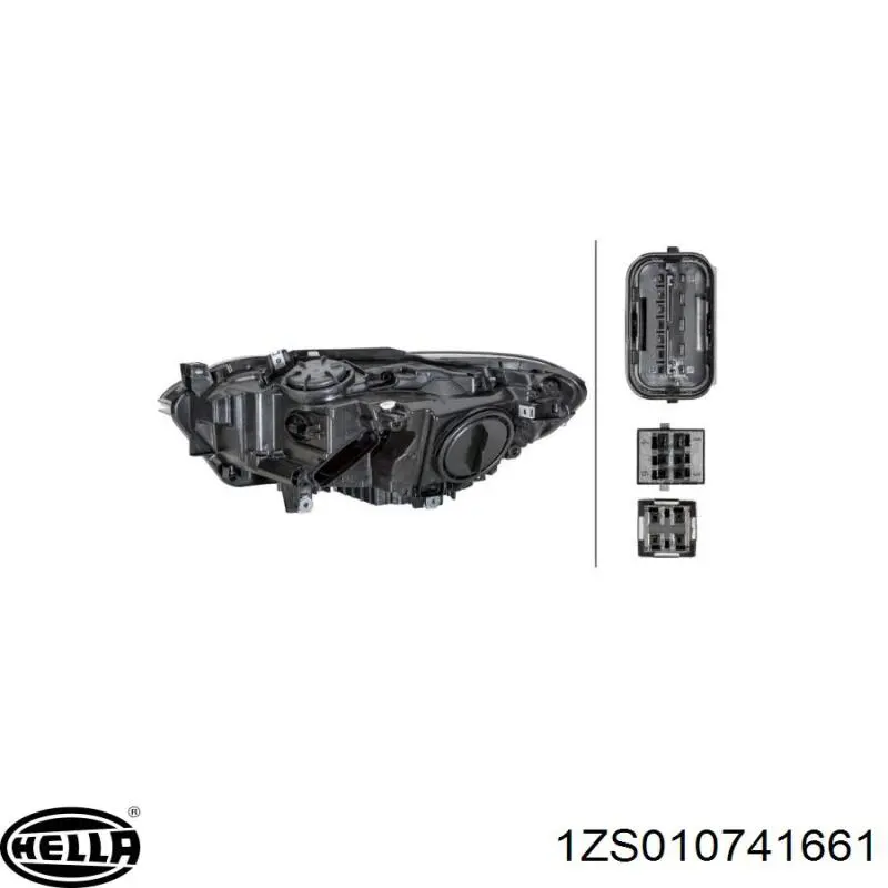 Купить 1ZS010741661 HELLA Фара основная правая