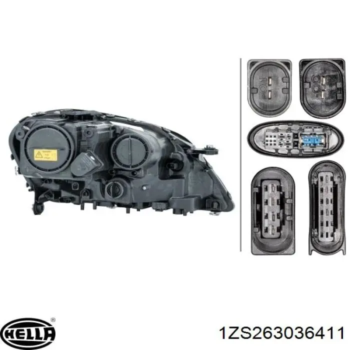 Фара левая Autotechteile 1308256 цена, от 76.25 USD