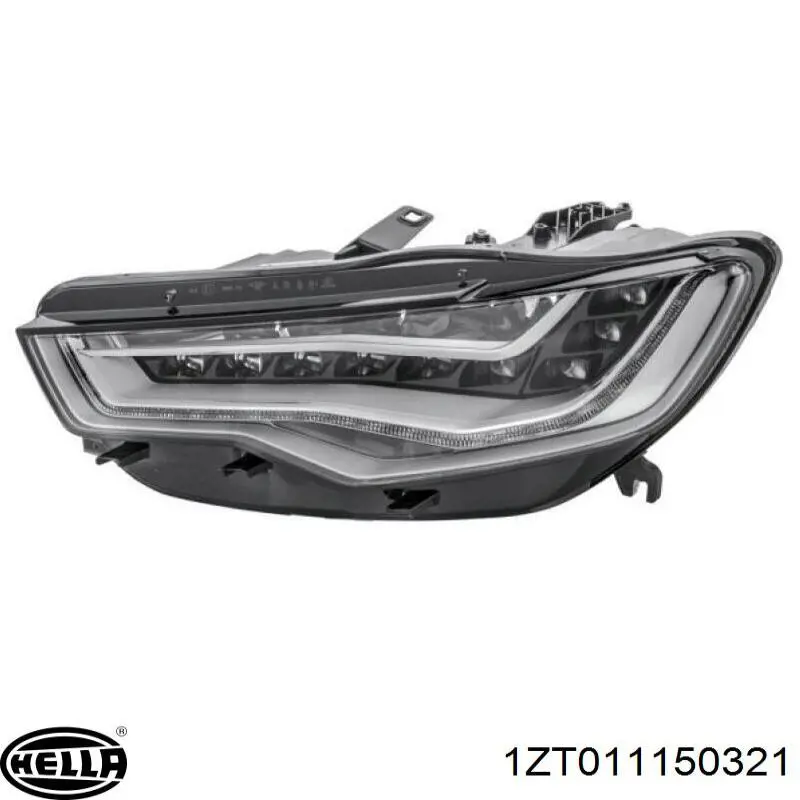 Правая фара 1ZT011150321 HELLA