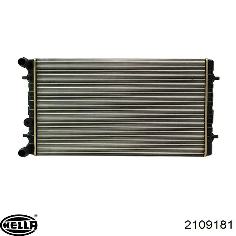 Радиатор охлаждения двигателя HELLA 2109181 цена, от 53.89 USD