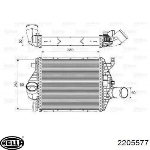 Интеркулер CI106000P Mahle Original
