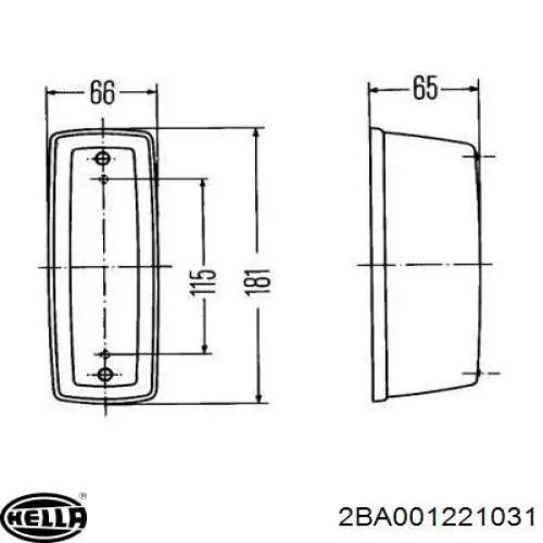 Купить 2BA001221031 HELLA 
