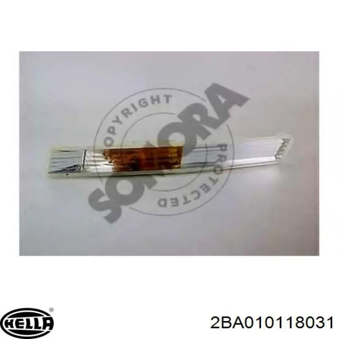 Левый фонарь указателя поворота HELLA 2BA010118031
