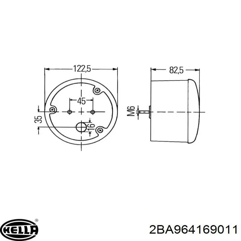  HELLA 2BA964169011