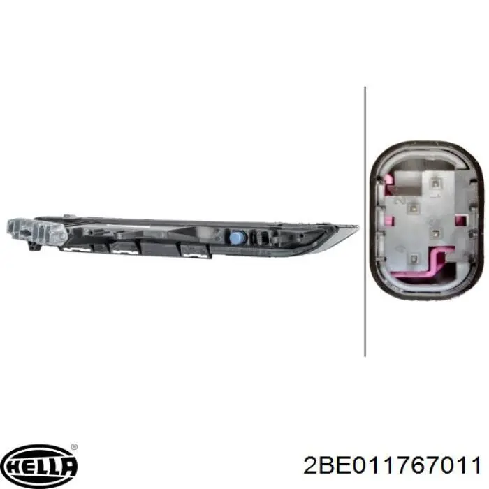 Поворотник левый 958941181 Porsche