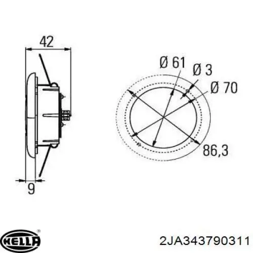  2JA343790311 HELLA