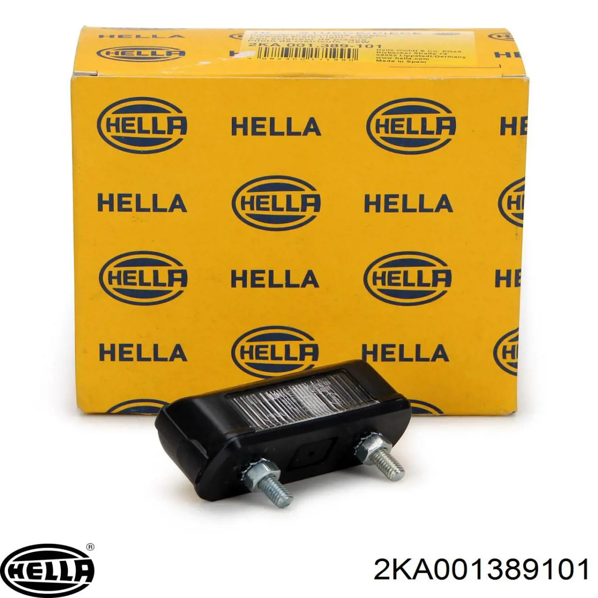 Фонарь подсветки номерного знака 2KA001389101 HELLA