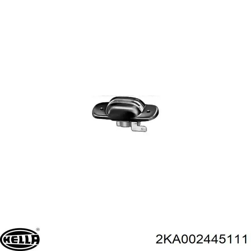 Фонарь освещения номерного знака HELLA 2KA002445111