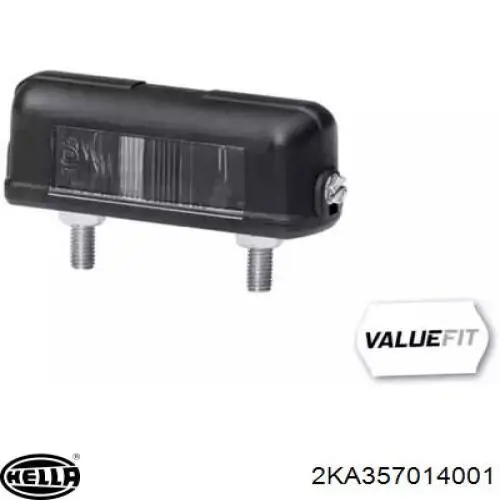 Фонарь подсветки заднего номера HELLA 2KA357014001 цена, от 5.43 USD