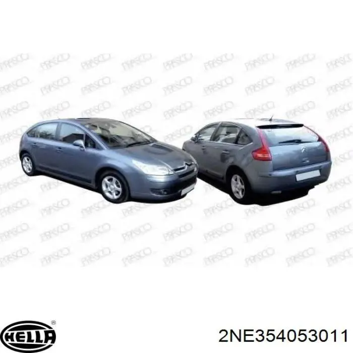 Купить 6350T7 Peugeot/Citroen Фонарь противотуманный задний левый